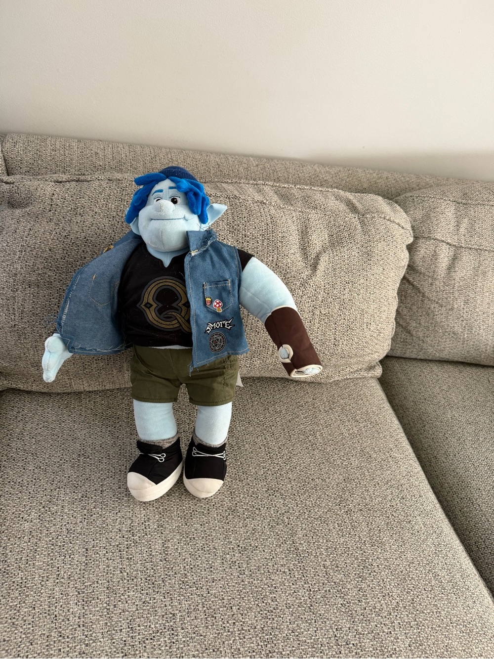 Disney Pixar – Onward – Barley Lightfoot Plush – Medium – 19 inches